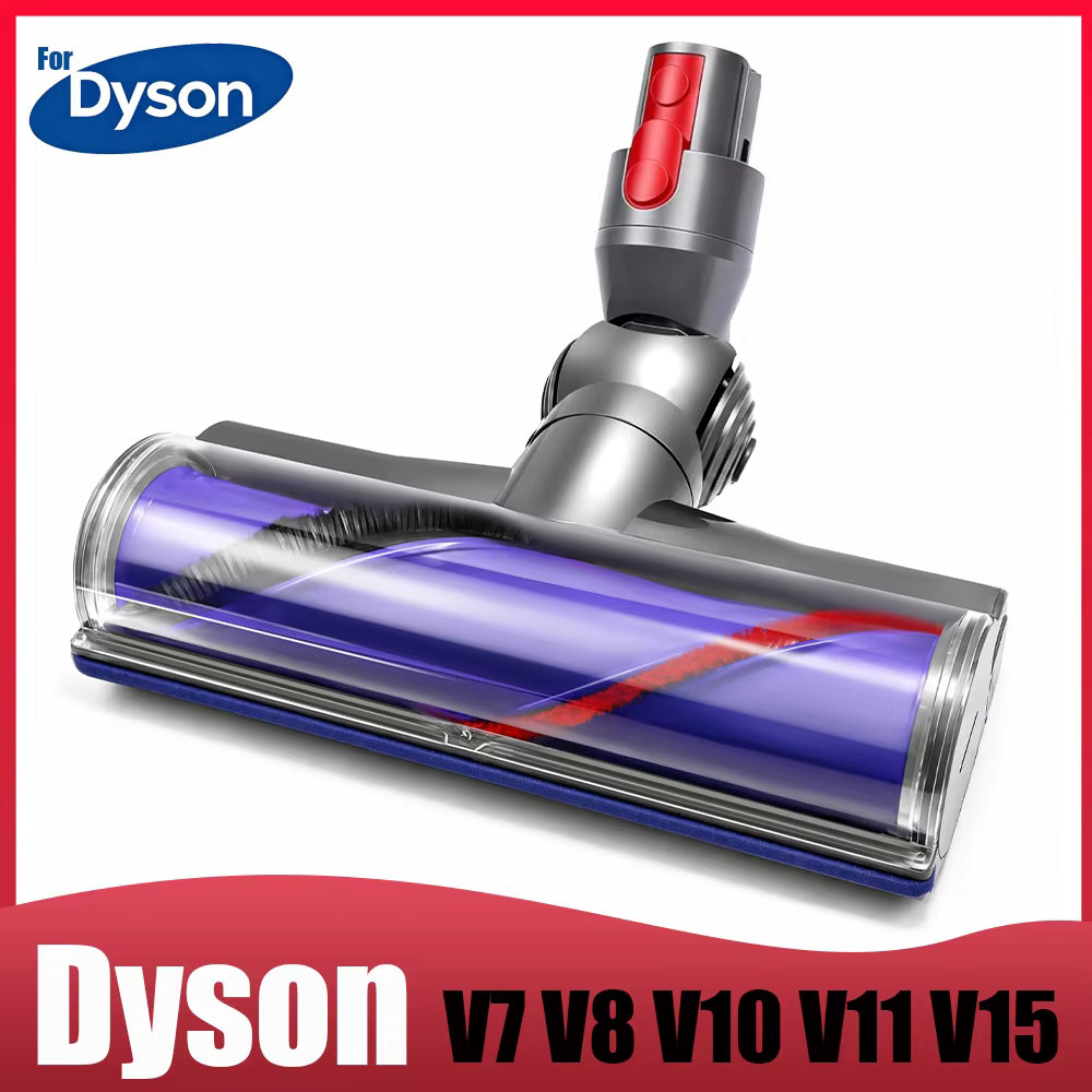 Direct Drive Brush Head For Dyson V7 V8 V10 V11 V15 Electric Brush Vacuum Cleaner Motorized Brush for Carpets and Hard Floors