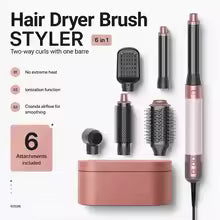 6-in-1 High-Speed Air Styler 110000 RPM Brushless Motor Hair Dryer & Styling Salon-Quality Set with Premium Storage Case