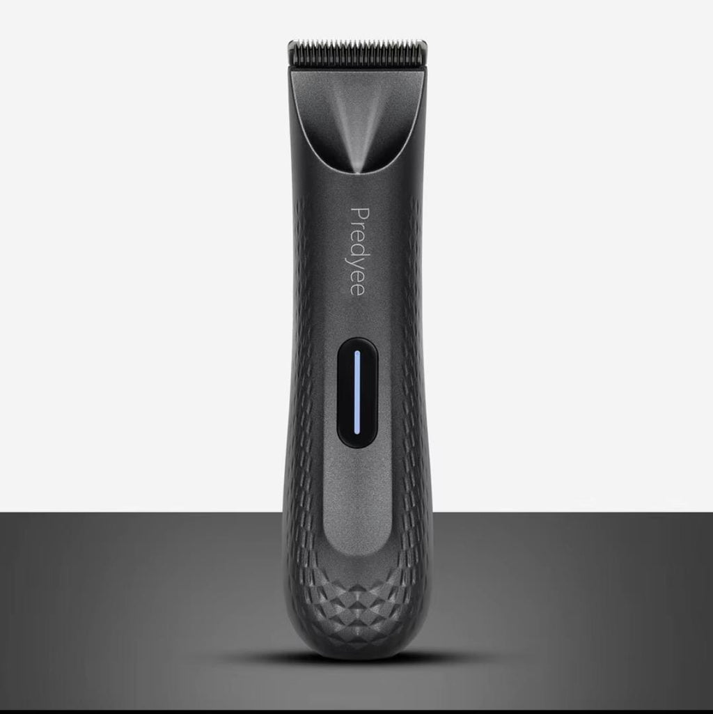 Electric Groin Hair Trimmer for Men,Body Groomer & Pubic Waterproof Hair Trimmer,Replaceable Ceramic Blade
